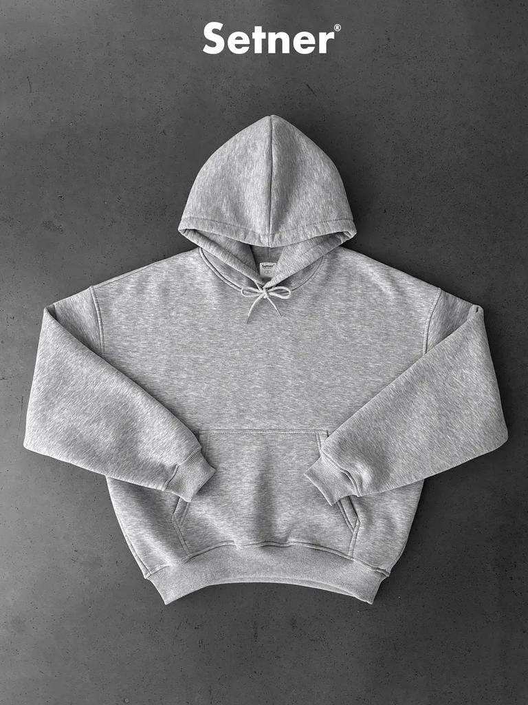 Men's Women's Oversized Y2k Unprinted Hoodies Couple's Streetwear Loose Sweatshirt Harajuku Hip Hop Female Male Comfortable Tracksuit
