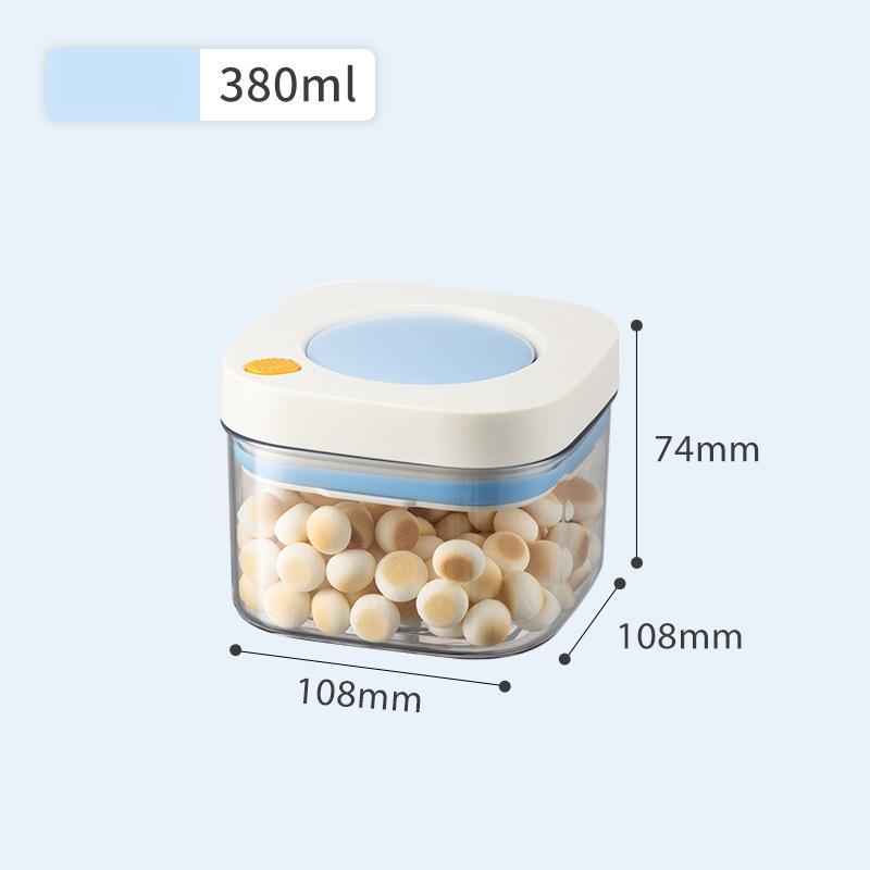 Vacuum Sealed Food Storage Containers | Transparent Airtight Kitchen Jars Rice/Coffee/Flour | BPA-Free Plastic Fresh-Keeping Box