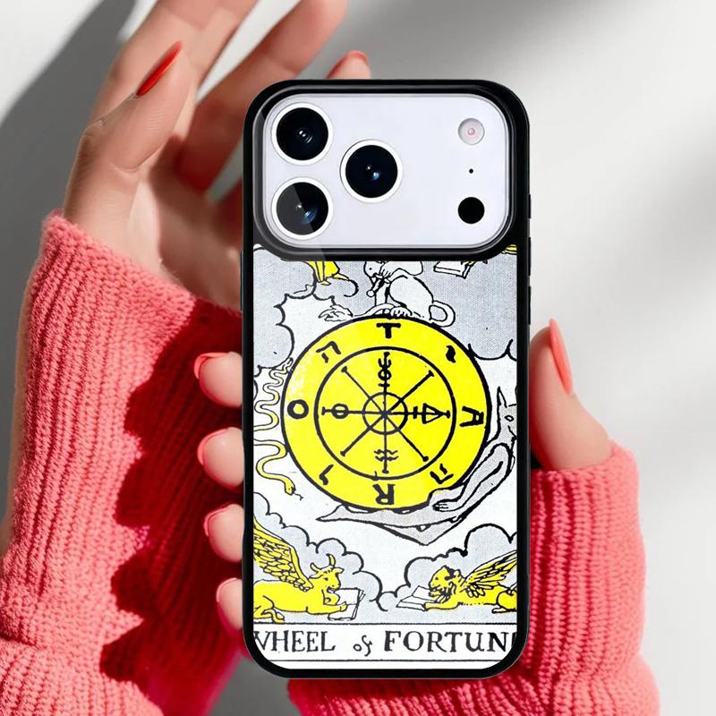 Tarot Card Astrology Sun Moon Phone Case for iPhone 17 Air 16e 15 14 13 Pro Max Back Cover for 12 11 Pro Coque