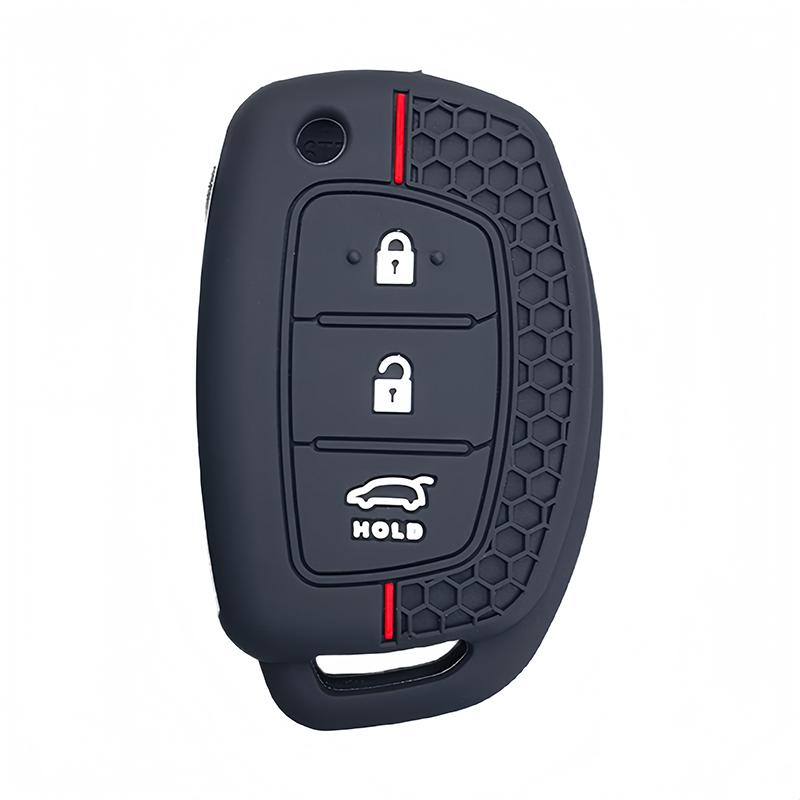 3 Button Silicone Remote Car Key Cover Case For Hyundai I20 Ix45 I40 Ix35 I30 I10 Kona Tucson Creta Accent Solaris Elantra