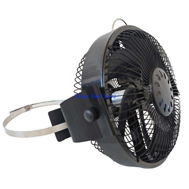 31GJ Aluminum 6 Sheets Heat Powered Fireplaces Stove Fan with Bracket for Wood Burning and Circulating Warm