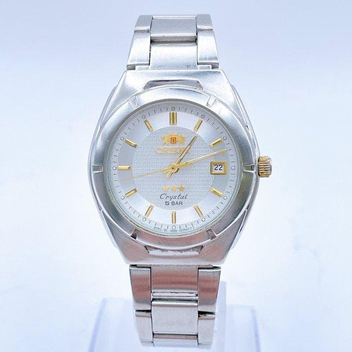 Used ORIENT Orient watch working item 582715 quartz