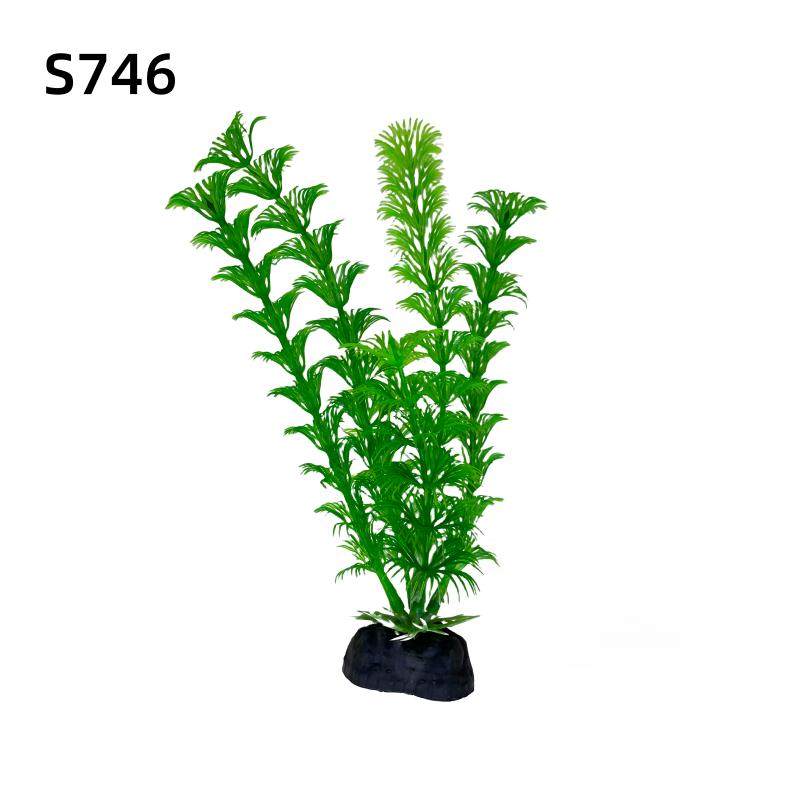 1pc Realistic Artificial Water Grass 18cm 7.08inch Aquarium Decor- Simulated Plant Decoration Ornament