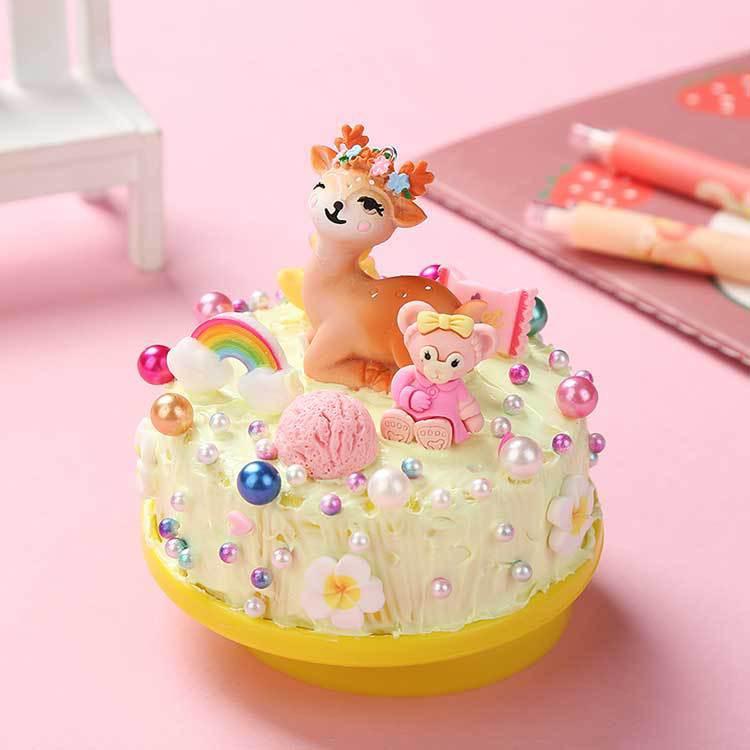 DIY Cartoon Music Box - Handmade Rotating Birthday Gift & Educational Toy for Kids