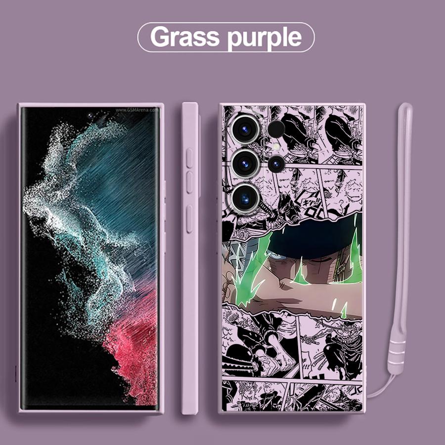 One Piece Retro New Phone Cover Case for Samsung Galaxy S25 S23 S21 Plus S20 FE S24 Ultra Note 20 10 Ultra S25Edge S22