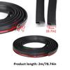 H Type Car Seal Strip For Windshield Reduce Noise Front Windshield Weather Stripping Rubber Flexible Anti UV Sealing Strip 1-2M