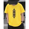 Tallas europeas Camiseta para niño Diseño de Estampado Arte, Ideal para Actividades al Aire Libre, Top de Punto Suave, Cómodo y Transpirable, Adecuado para Verano