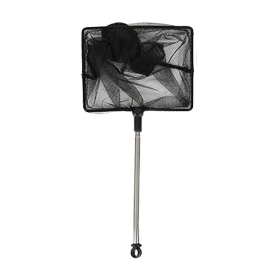 Fishing Net Stainless Steel Retractable Handle Fish Net Durable Fish Shrimp Catching Net for Home Outdoor