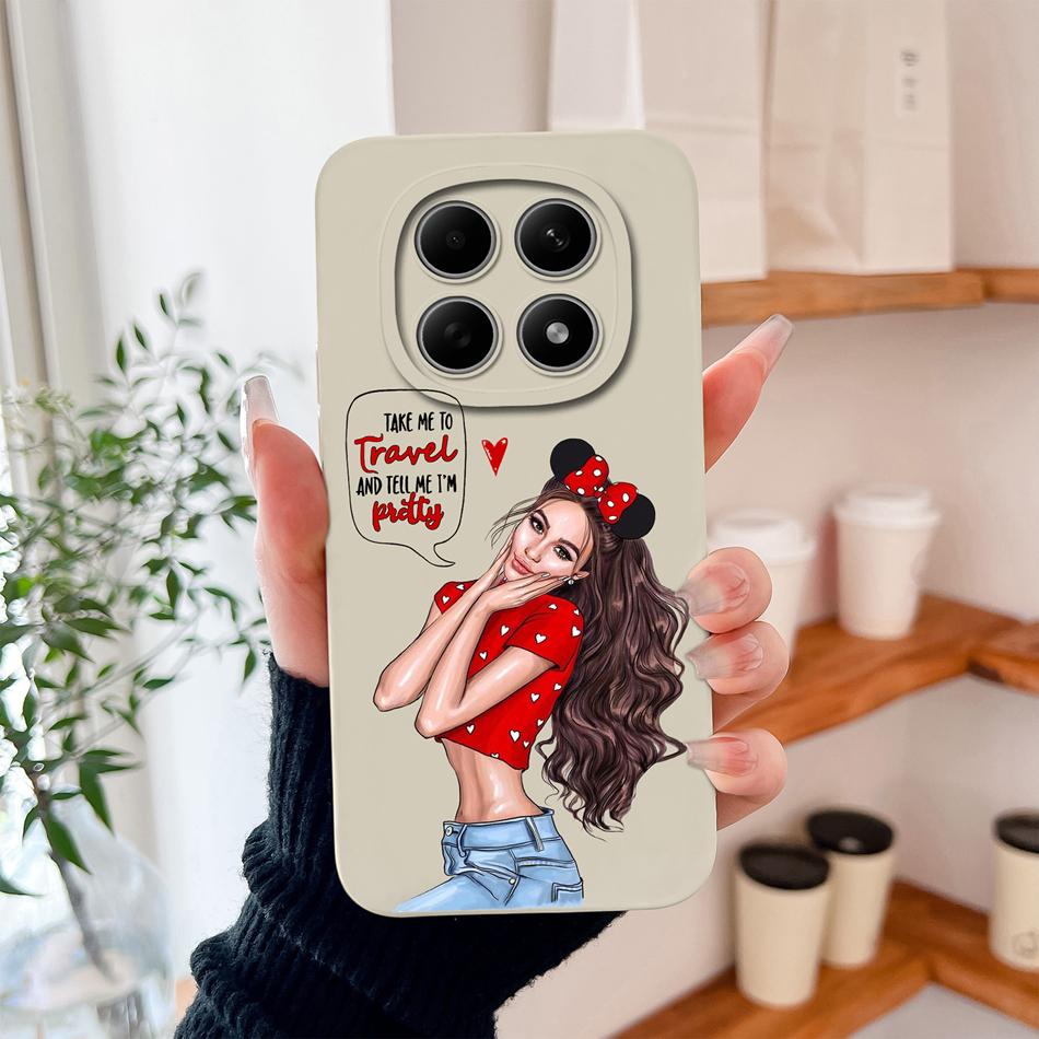 For Xiaomi Redmi Note 15 Pro Plus Phone Case Cool Astronaut Funda For Redmi Note15 Pro 4G 5G Soft Liquid Silicone Back Cover