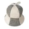 Felt Sauna Hat Leaf Pattern Steam Room Cap Gifts Spa Hat  Unisex