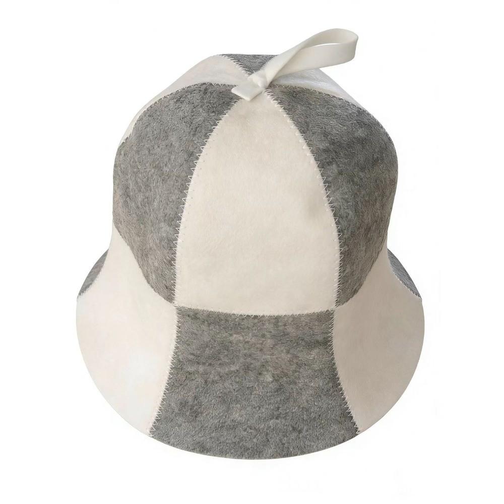 Felt Sauna Hat Leaf Pattern Steam Room Cap Gifts Spa Hat  Unisex