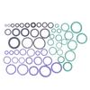 1 Box 3 Colors Sealing Elastic Band Rubber O-Ring Set Gaskets Seal Nitrile Rubber Bands High Pressure O-Rings Repair Kit