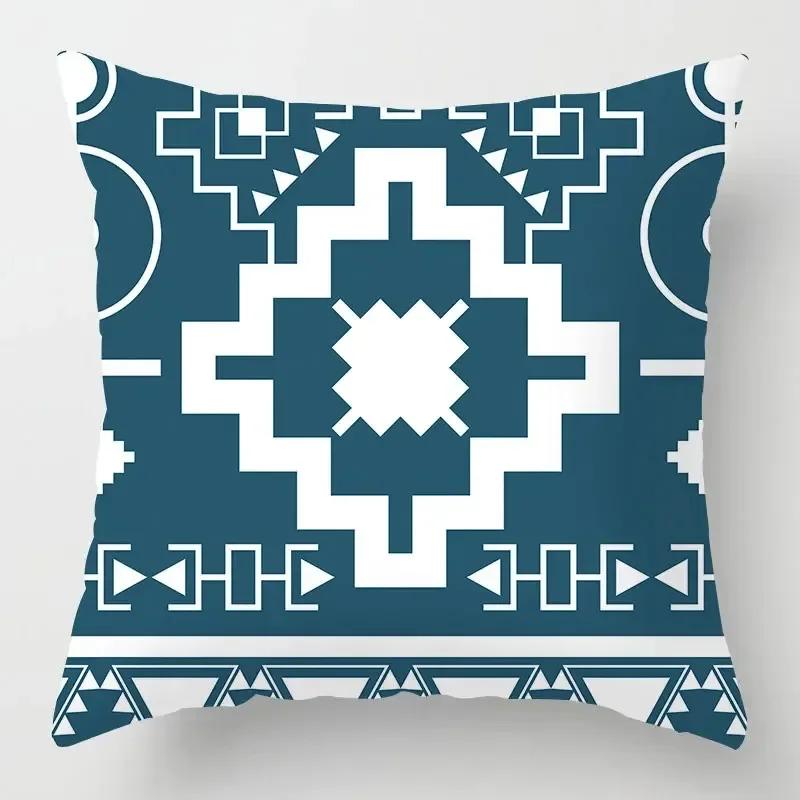 Home Decor Cushion Cover Abstract Mysterious Pattern Print Office Sofa Pillow Cover
