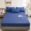 Solid Color Princess Style Brushed Bed Skirt with Dustproof Full Wrap