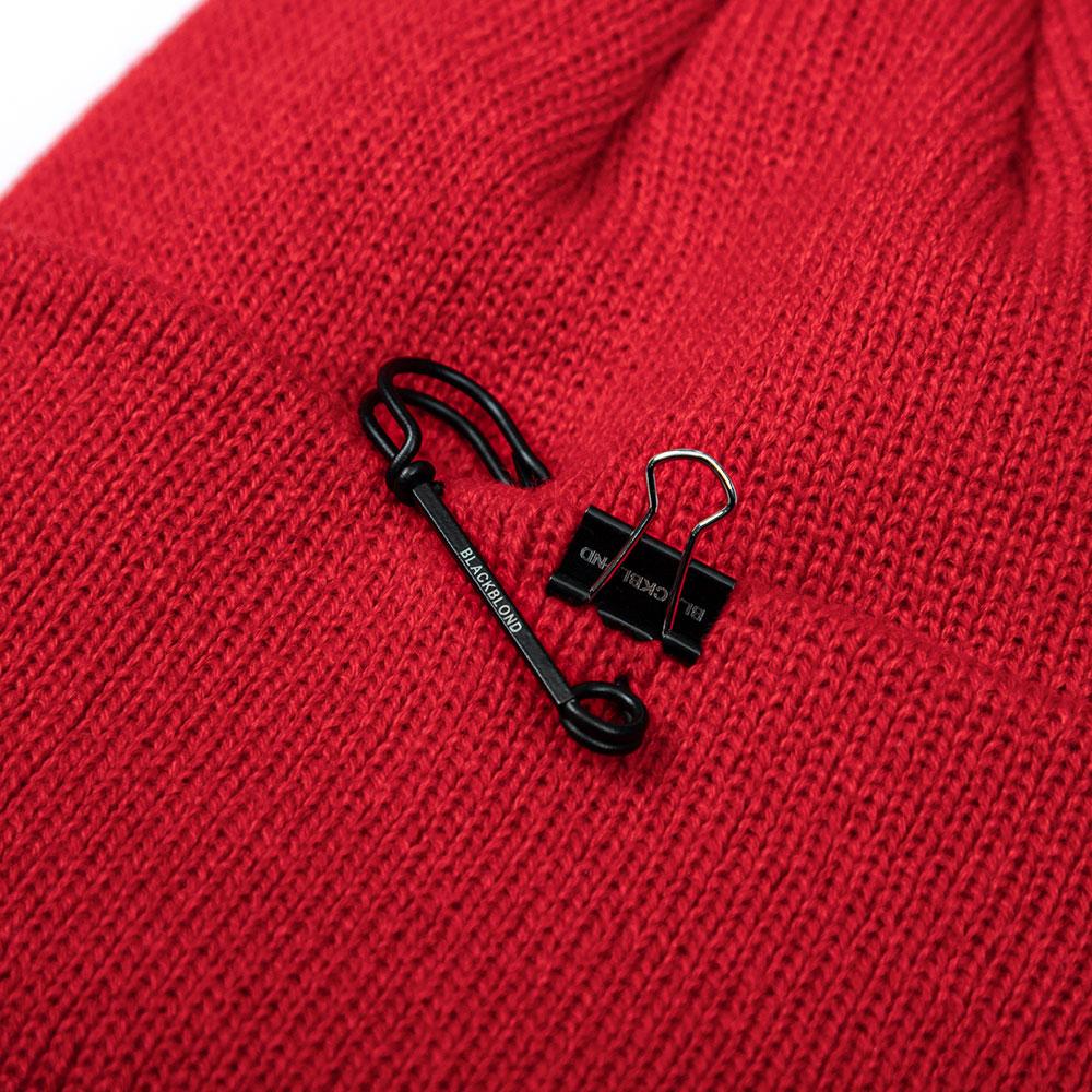 BLACKBLOND Bibbidi Maverick Patch Beanie (Red)