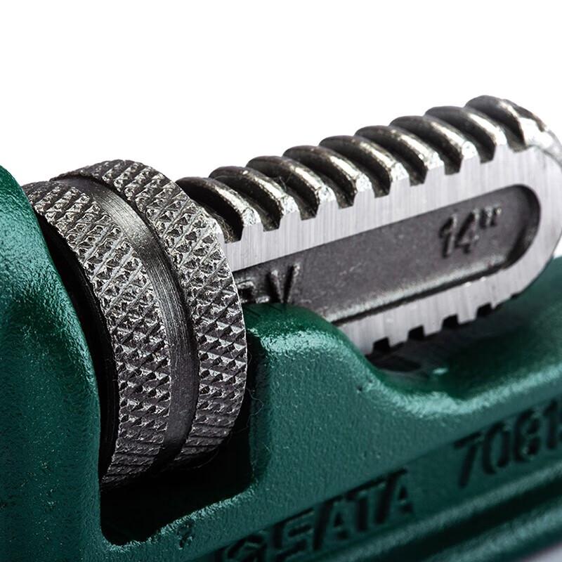 SATA Heavy-Duty Steel Pipe Wrench
