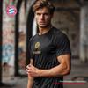 FC Bayern München Schwarz Gold Atmungsaktives T-Shirt