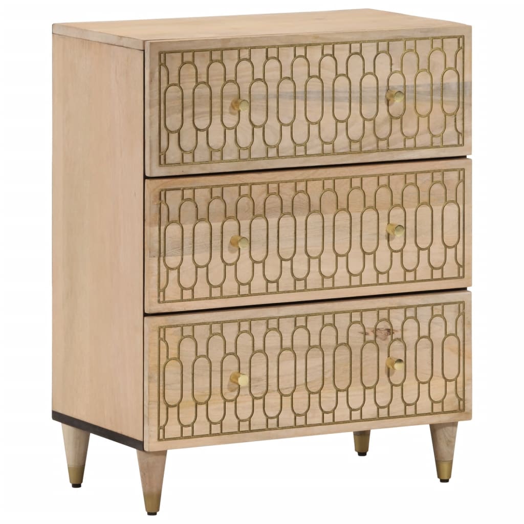 Side Tables (2 pcs) 60 x 33 x 75 cm Solid Mango Wood