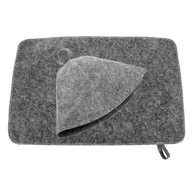 Felt Sauna Hat Comfortable Caps Hats Suits Men Two Piece Bathing Cushion Cloth Women Man Shower