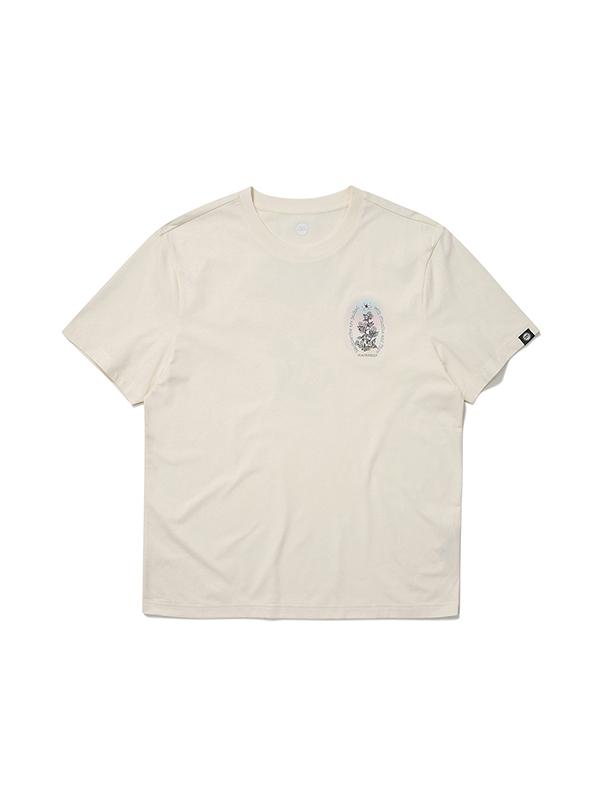BBC EARTH Gradient Artwork Short Sleeve T-Shirt_Ivory