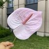 10pcs Large Anthurium Artificial Flower 20cm JHead Burgundy Fake Flower Stems for Wedding Home Floral Arrangement Decoration