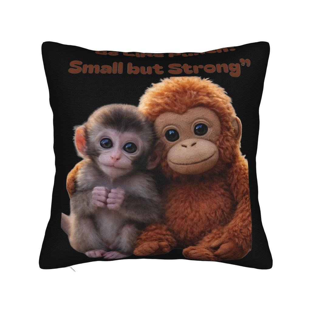 Pillow Case Cuddle Therapy Love You More Punch Monkey Baby Makak Cute Comfy Pillow Cover For Car Home Decor Cute Pillowcases