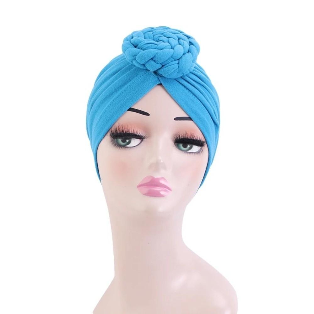 Elastic Twist Knot Turban Hat Wrap Style Cancer Chemo Hat Fashion Hijab Caps  Women Headwear