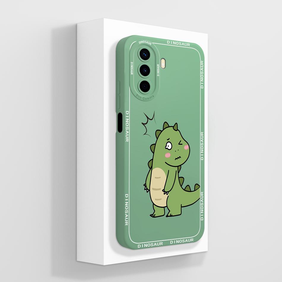 Case For Huawei Nova Y70 Plus Art Bear Full Coverage Anti Drop Funda For Huawei Nova Y 70 Y70+ Liquid Silicone Phone Back Cover
