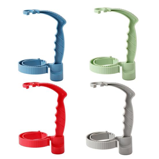 Yousheng Beverage Handle with Bottle Opener Adjustable Bottled Drink Carrier Grip Pouring Handle Reusable Cola Soda Water Bottle Plastic Grab Handle
