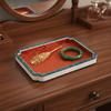 Chinese Vintage Court-Style Jewelry Storage Tray Satin Surface Jewelry Showcase  Dressing Table