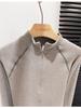 Dual-Sided German Velvet Zipper Long Sleeve Women's Top, 2025 Autumn/Winter High Collar, Plus Velvet Warm Base Layer Shirt
