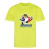 Children's T-shirt - NPZ - France Football Design - Yellow - 100% Polyester - Breathable