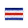 Patchion Flag Charlie - Iron-on / Heat Seal Backing - Embroidered Patch/Badge/Emblem