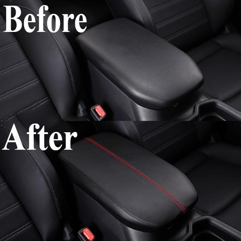 For Toyota RAV4 -2025 Car Central Armrest Box Cover Microfiber Leather Black Armrest Box Sleeve Case Interior Accessory