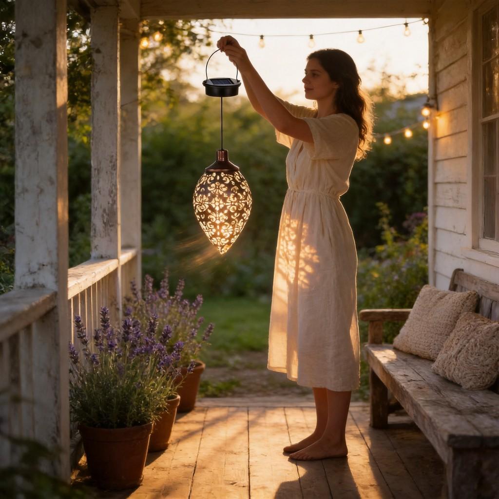 Solar-Garten-LED-Landschaftsleuchte mit wasserdichter IP65-Klassifizierung für Außendekoration und Rasenambiente
