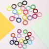 Yogodlns 10/50 Pcs Multiple Colors Metal O Ring Spring Clasp Openable Round Carabiner Keychain Clips DIY Jewelry Buckle Connector Bags Accessories