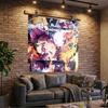 Powerful Demon Anime Tapestry Playroom Tapestry, Accessories for Bedroom,Livingroom, Dormitory Room Wall Decor Fan Birthday Gifts
