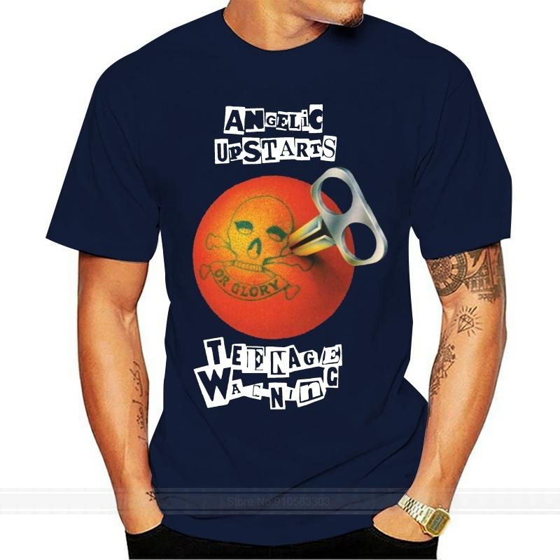 Angelic Upstarts TShirt Mens Punk Teenage Warning Unisex Top Funny Design Tee Shirt fashion tshirt men cotton brand teeshirt S