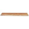 Wandregal 50 x 20 x 3,8 cm Rechteckig Massives Akazienholz mit natürlicher Kante