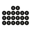 20PCS Felt Felt Washer Pads Black And Grey Drum Set Accessory Cymbal Felt Washer  For Drummers