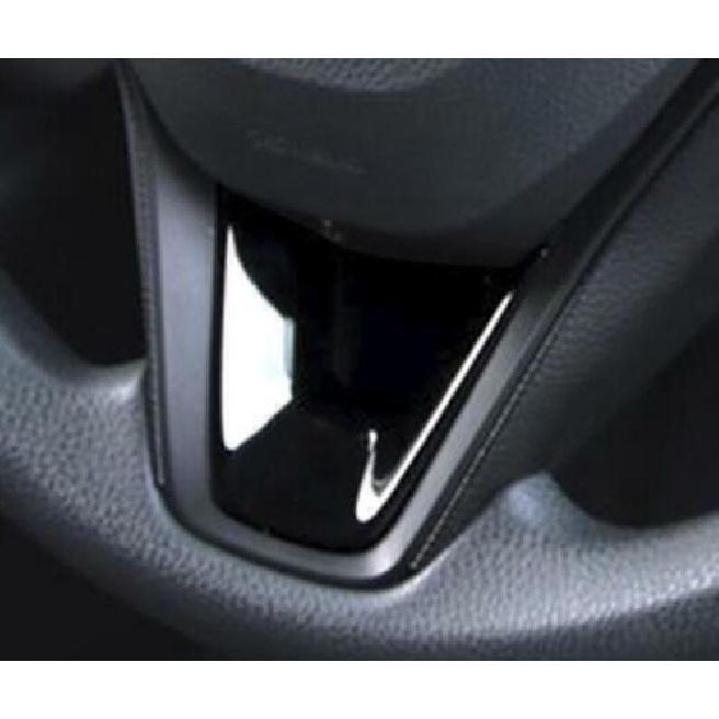 Black 1pcs Cover Trim For Toyota Corolla Cross - Steering Wheel U Type