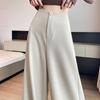 Women's 2026 Spring/Summer Wide-Leg High-Waisted Drape Straight Pants