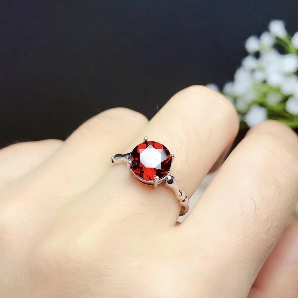 Open Ring Creative Bone Womens Jewelry Imitation Pigeon Blood Ruby Adjustable Statement Ring