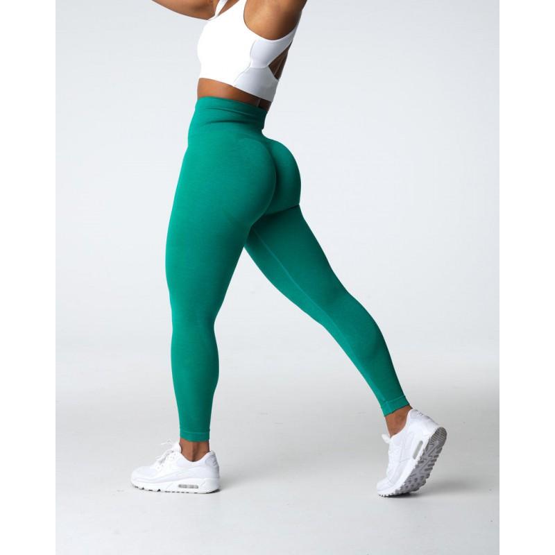 High-Waisted Seamless 9/10 Length Yoga Leggings Women Quick-Dry Nylon Spandex Compression Fitness Pants