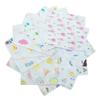 4 Layer Pure Cotton Gauze Square Towel Printed Baby Handkerchief Soft Absorbent Infant Bib Washcloth For Kids