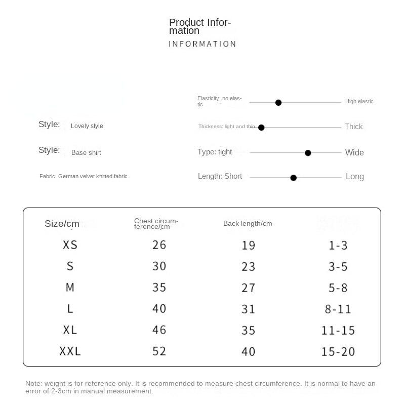 Cute Strawberry Bottoming Shirt Spring and Summer Thin Lace Breathable Puppy Solid Color Sweater Kitten