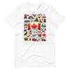 Canada Shirt Canadian Flag Maple Leaf Wildlife Bear Moose Proud Canada T-Shirt