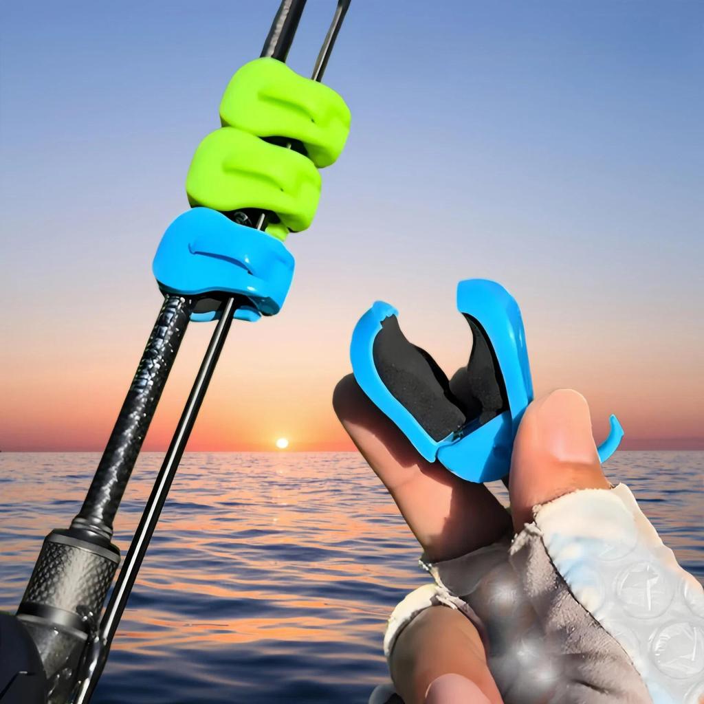4 STuks Visaccessoires, Hengelhouder, Beschermhoes, Snelle Verbindings- en Bevestigingsklem, Geschikt voor het Bevestigen van Aashengel