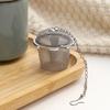 2Pcs Tea Ball Infuser Stainless Steel Spice Ball Strainer Mesh Tea Filter Herbal Infusion Leaf Tea Infuser Diffuser Accessories