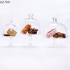 High Foot Cake Stand Cake Pan Glass Cover Dessert Plate Bread Pan Display Stand Dim Sum Dish Fruit Plate Snack Plate Cake Tray